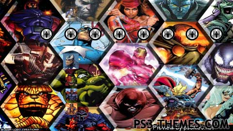 Comercio Polémico Labe Marvel - PS3 Themes
